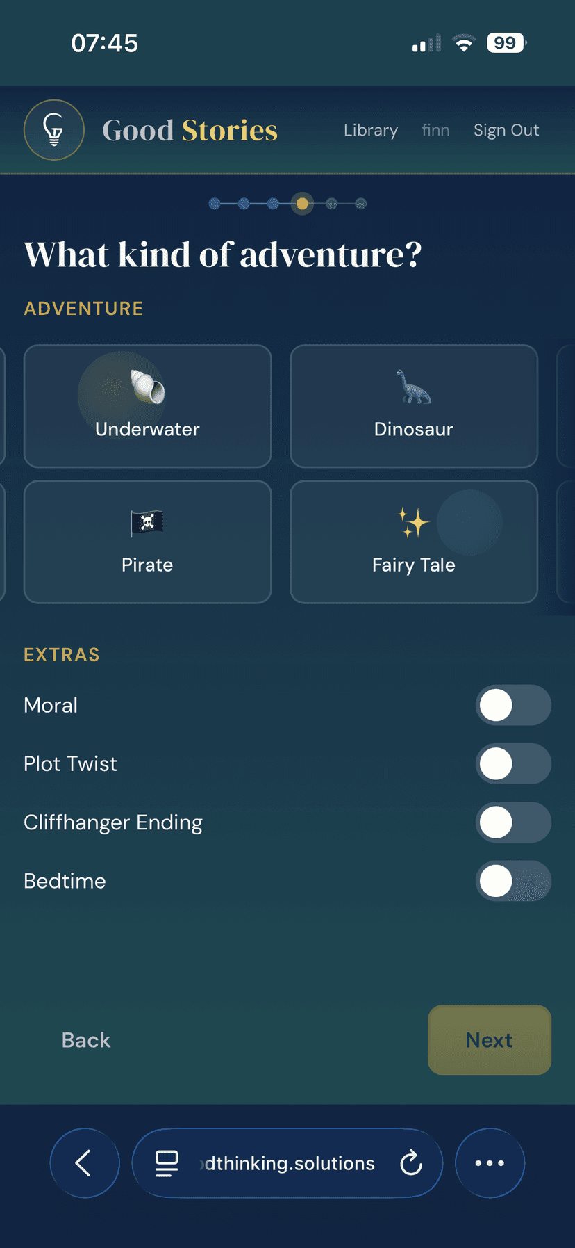 Good Stories app screenshot 3