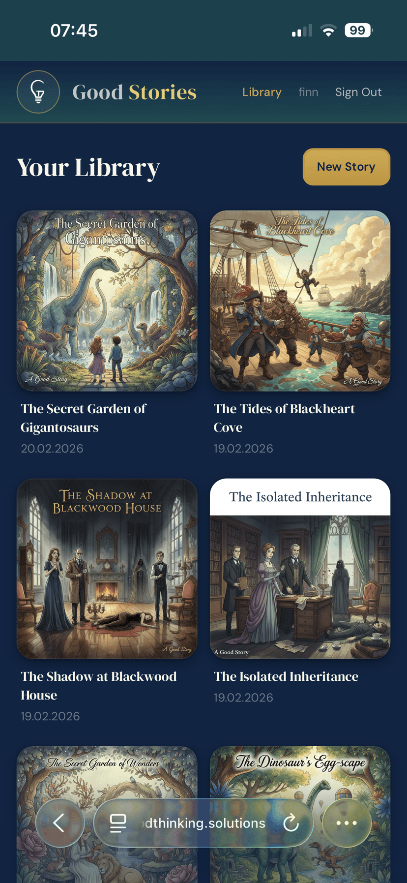 Good Stories app screenshot 4