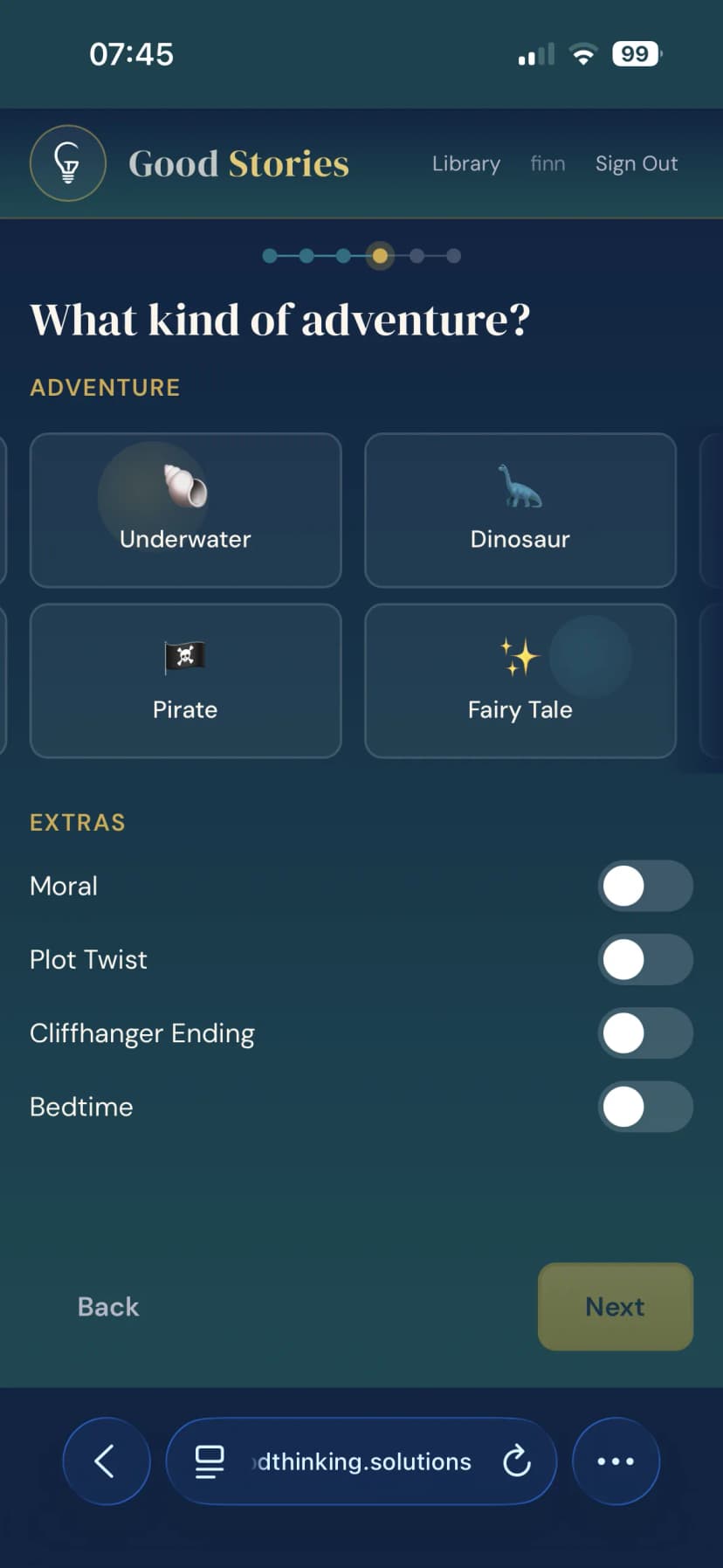 Good Stories app screenshot 3