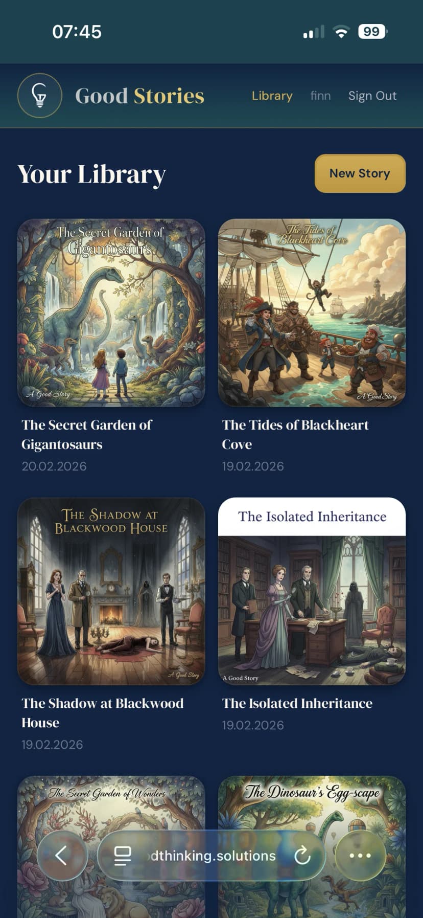 Good Stories app screenshot 4